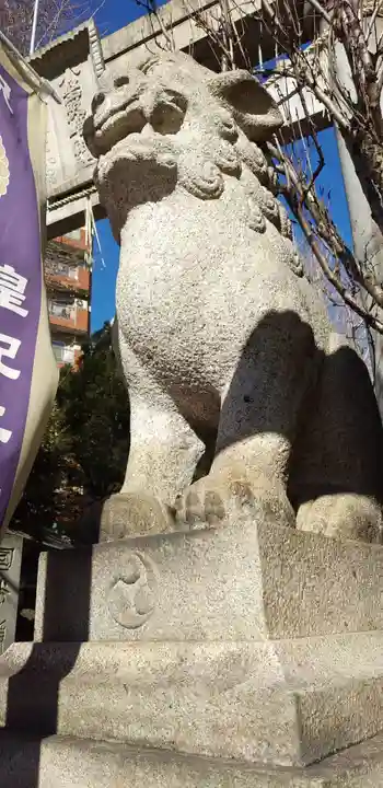 小野照崎神社の狛犬