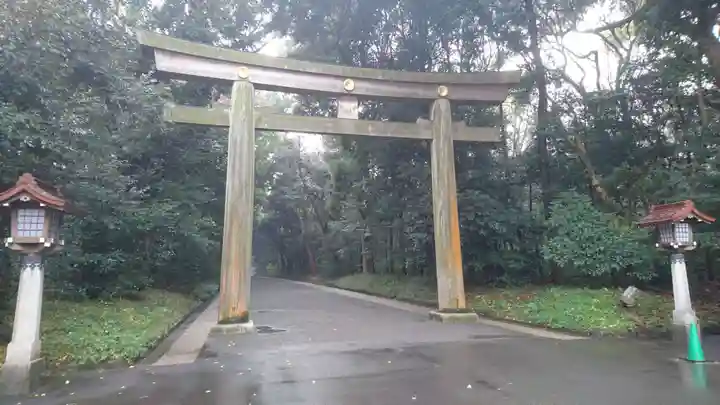 明治神宮の鳥居