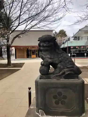 新井天神北野神社の狛犬