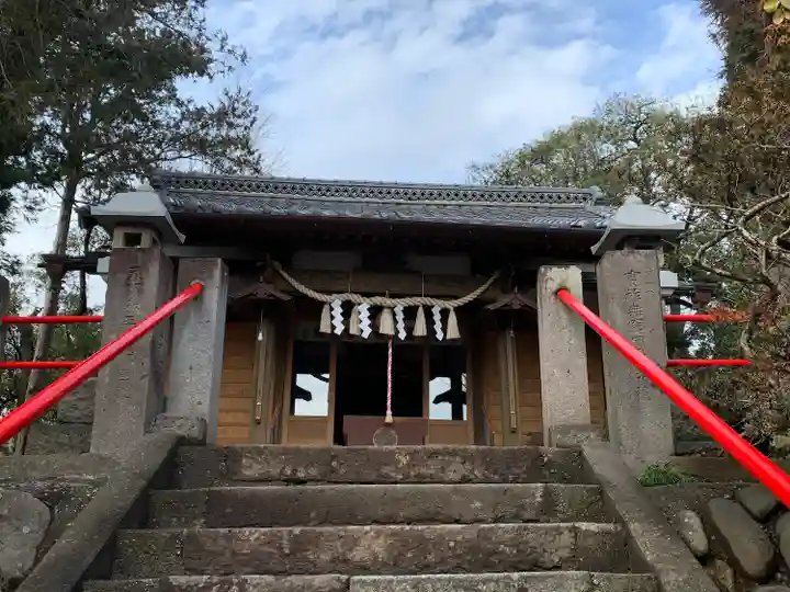 上中居諏訪神社の本殿・本堂