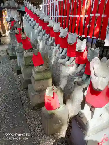 豊川稲荷東京別院の狛犬