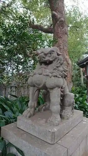 奥澤神社の狛犬