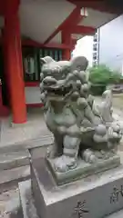 泥江縣神社の狛犬