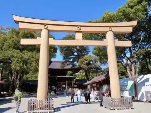 明治神宮の鳥居