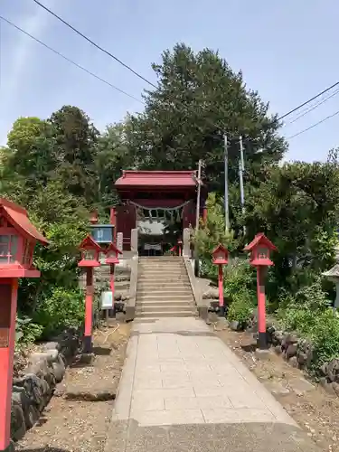 平出雷電神社の山門・神門