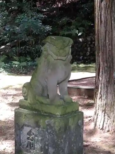 神明社の狛犬