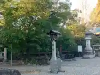 溝旗神社(肇國神社)の庭園