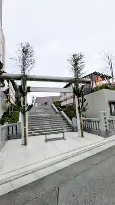 駒込妙義神社の鳥居