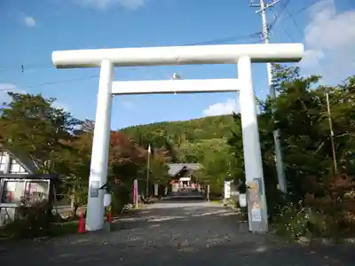 相馬妙見宮　大上川神社の鳥居