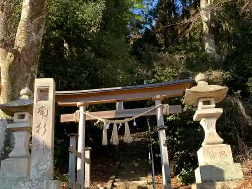 角折神社の鳥居