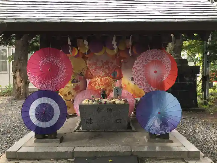 札幌諏訪神社の手水舎