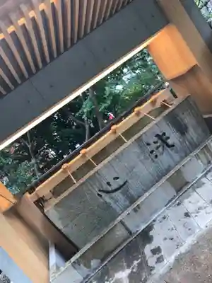 乃木神社の手水舎