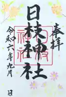 日枝神社の御朱印