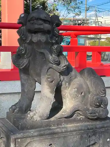 越谷香取神社の狛犬