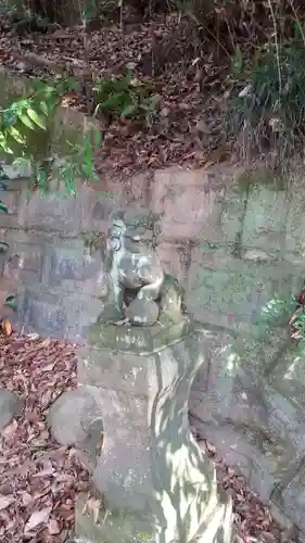 三祖神社（奥宮）の狛犬