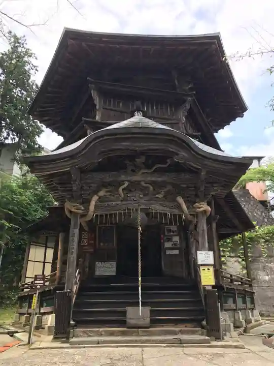 円通三匝堂(さざえ堂)の本殿・本堂