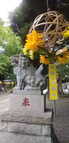 菊田神社の狛犬