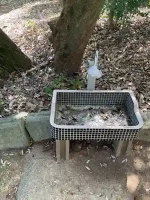 上地八幡宮の手水舎