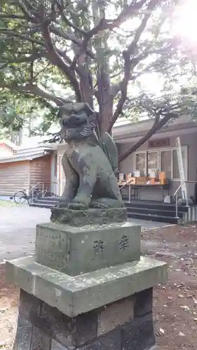 大谷地神社の狛犬