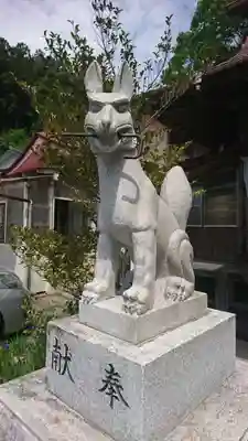 姫宮神社の狛犬