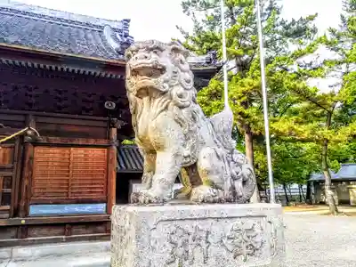 白山比売神社の狛犬