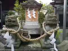 總社 和田八幡宮の狛犬