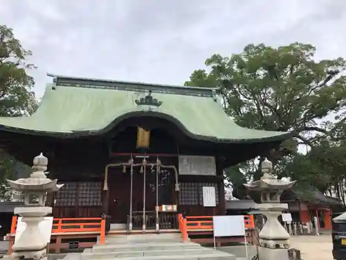 與賀神社の本殿・本堂