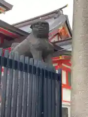 花園神社の狛犬