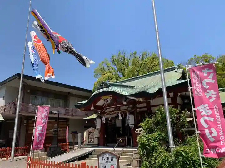 開口神社の本殿・本堂
