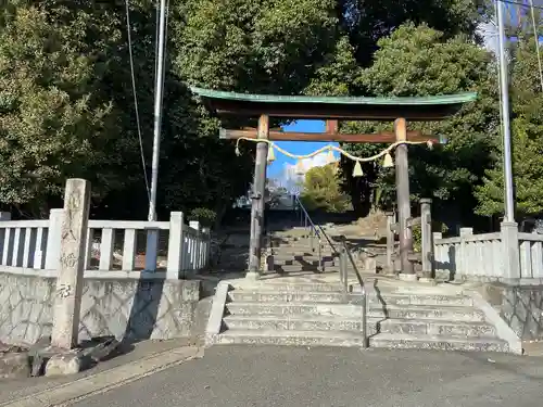 梅森八幡社の鳥居