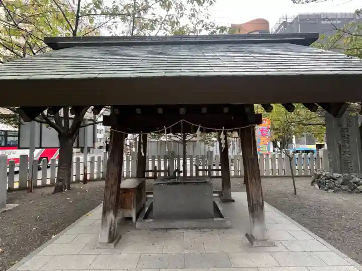 北海道神宮頓宮の手水舎