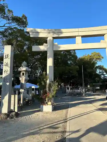 堤治神社の鳥居