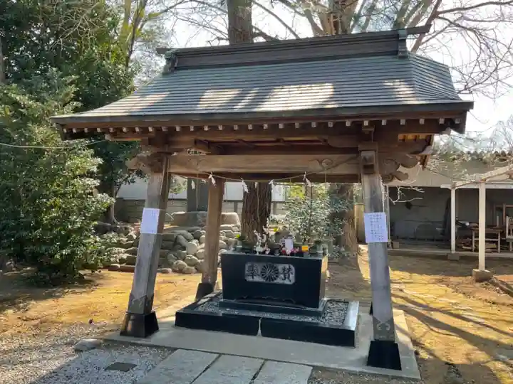 久伊豆神社の手水舎