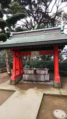 森浅間神社の手水舎