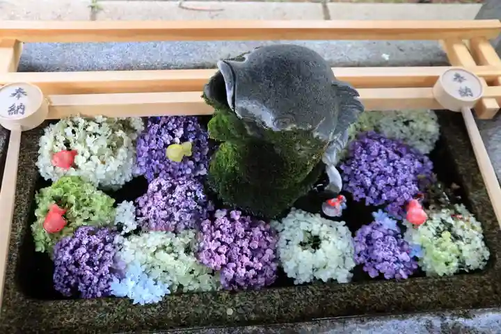 神炊館神社 ⁂奥州須賀川総鎮守⁂の手水舎