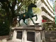 諏訪神社の狛犬