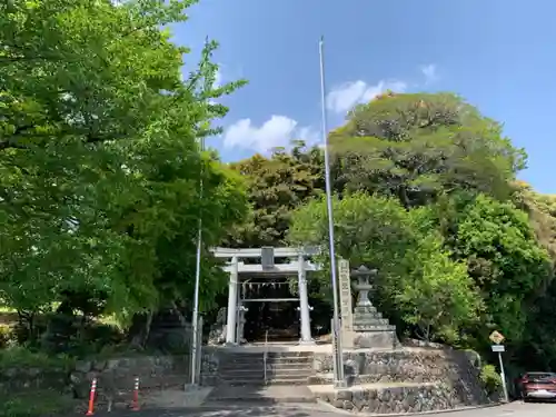 比佐豆知菅原神社の鳥居