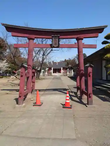 古尾谷八幡神社の鳥居