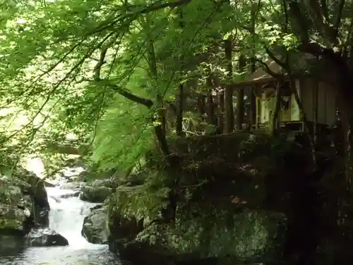 瀧澤神社奥の院の景色