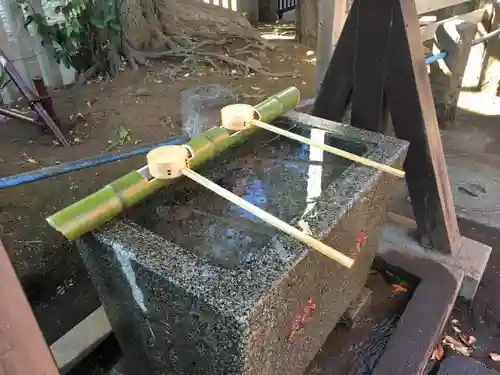 羽根木神社の手水