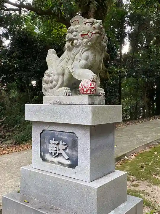 倭文神社の狛犬