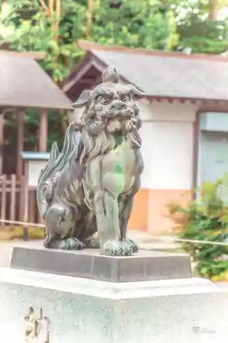 國魂神社の狛犬