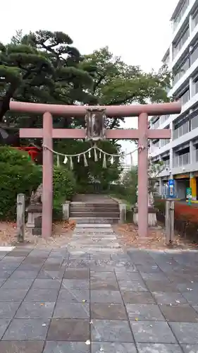 金岡八幡宮の鳥居