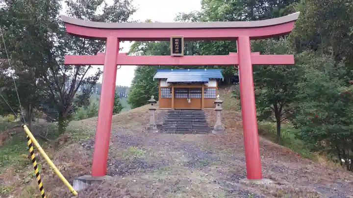 朗根内神社の鳥居
