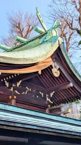 白金氷川神社の本殿・本堂