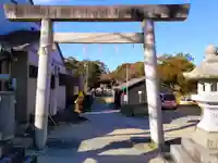 八幡神社(岩滑八幡社)の鳥居