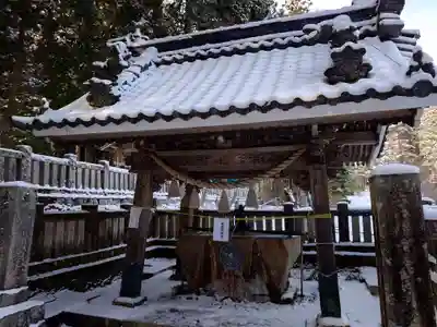 有明山神社の手水舎