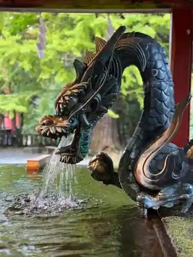 北口本宮冨士浅間神社の手水舎