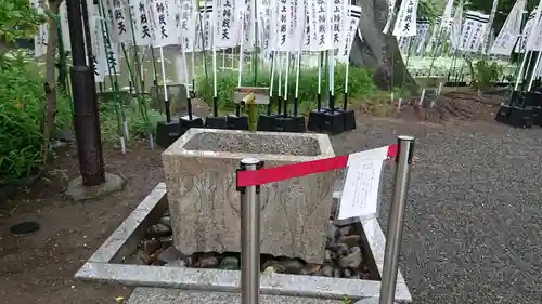 旗上弁財天社の手水舎