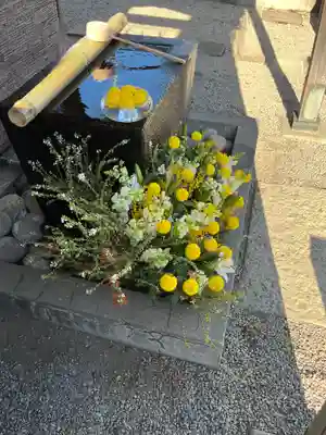 上尾御嶽神社の手水舎